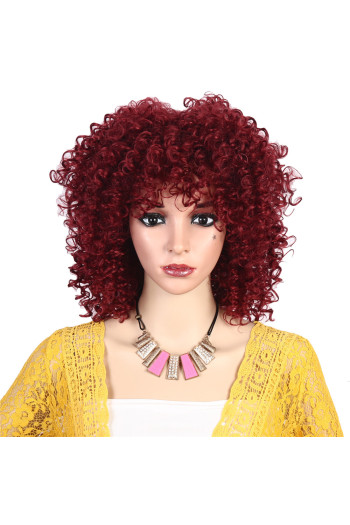 fashion curly synthetic wig(length:10 inch)x3 pcs