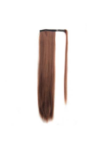 long straight velcro hairpiece(length:24 inch)#5#x3 pcs
