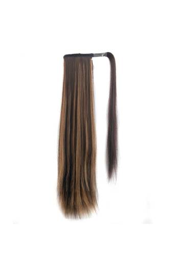 long straight velcro hairpiece(length:24 inch)#6#x3 pcs
