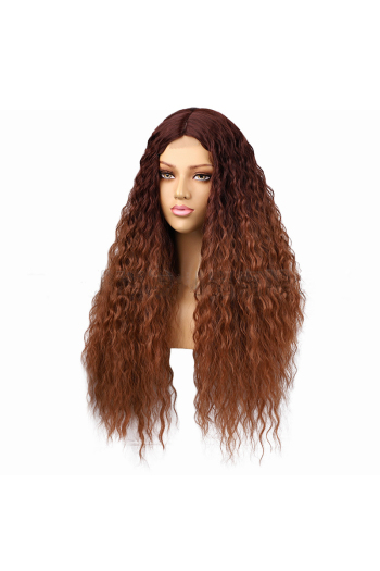 fashion synthetic front lace curly wig(length:26 inc3#x3 pcs