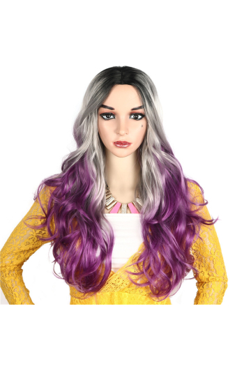 fashion synthetic gradient wavey wig(length:28-30 inch)x3 boxes