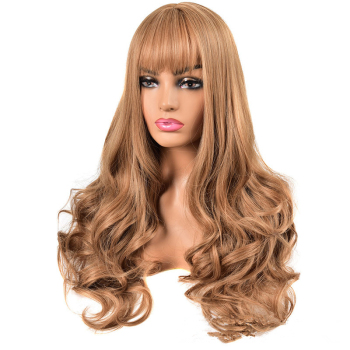 Fashion synthetic solid wavey wig(Length:60cm)#4#x3 boxes