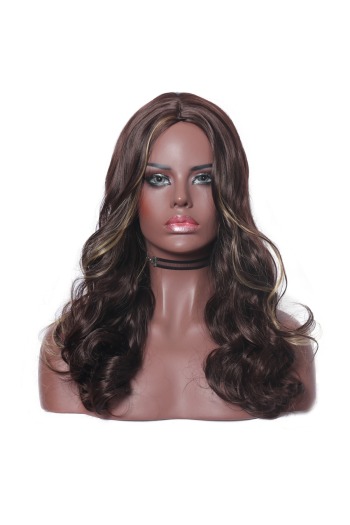 fasion synthetic wavey wig(length:26 inch)x3 pcs