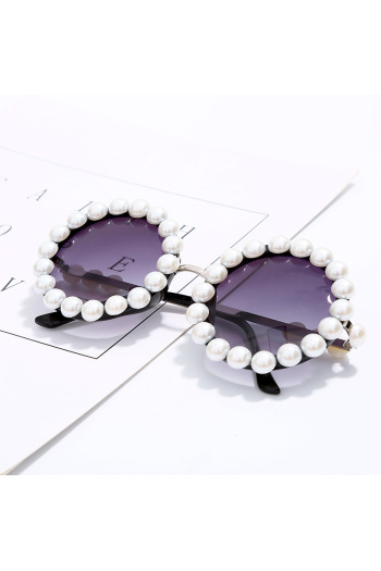 pearl decor vintage sunglasses