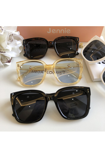 2 pc fashion oversized frame sunglasses
