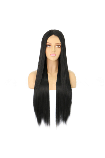 synthetic front lace long straight wig(length:80cm)x3 pcs