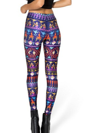  exclamation  pattern   color printing leggings