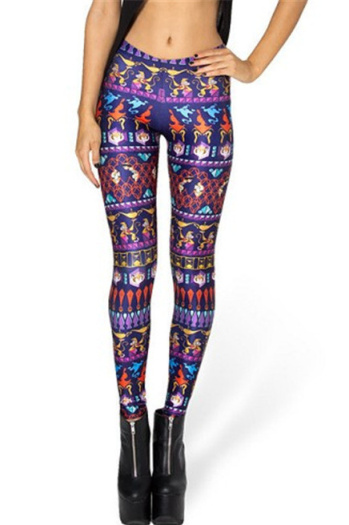  exclamation  pattern   color printing leggings