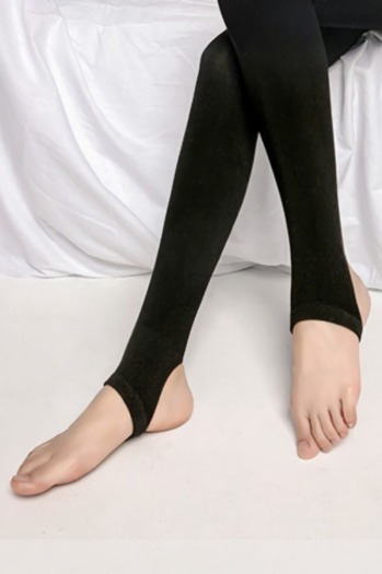 Stretch autumn velvet stirrup tights(suitable for 10-15 degrees)