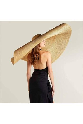 summer travel plus size beach straw fold sun hat