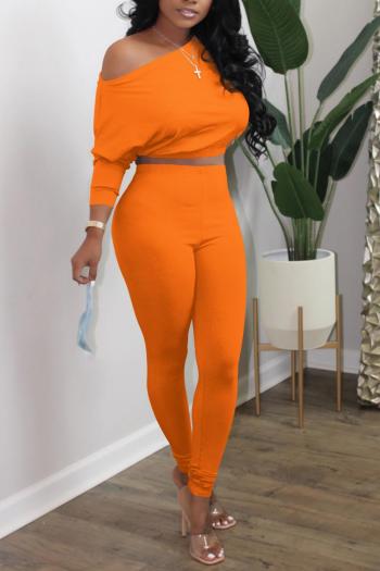 casual plus size slight stretch 8 colors top & pants set(new added colors)