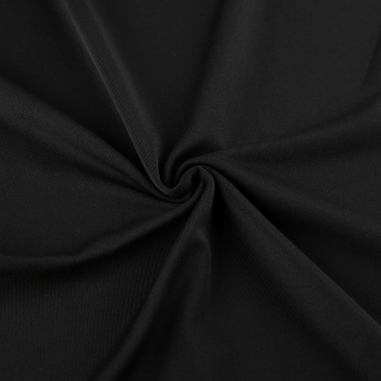 Summer new solid color cross sling stitching mesh see-through stretch midi dress