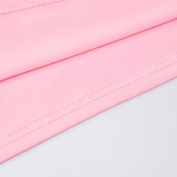 Summer new stylish solid color stretch hollow shirring tube design backless bodycon sexy mini dress