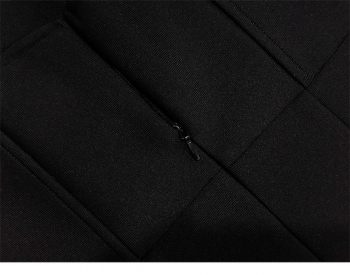 Sexy high stretch slit zip-up flower rhinestone with boned maxi dress