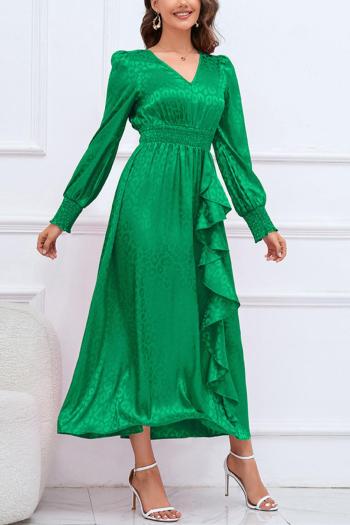 Sexy plus size slight stretch leopard v-neck backless lace-up maxi dress