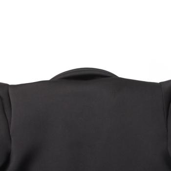 Elegant non-stretch sequins pearl rhinestone decor high quality blazer