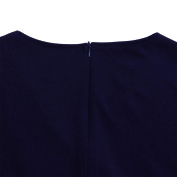 Stylish plus size slight stretch 4 colors with belt pleated midi dress