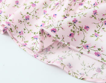 Casual non-stretch floral batch printing lace-up sling backless mini dress