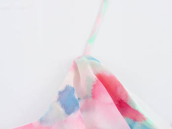 Casual non-stretch tie-dye printed sling backless mini dress