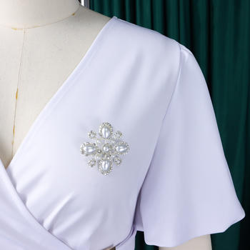 Casual plus size slight stretch lantern sleeve slim slit midi dress with belt