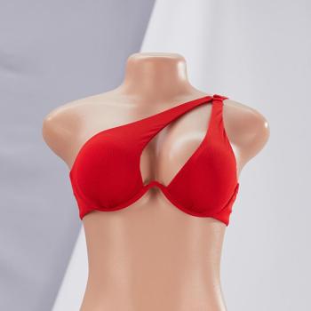 sexy solid padded underwire adjustable strap bikini top (only top)