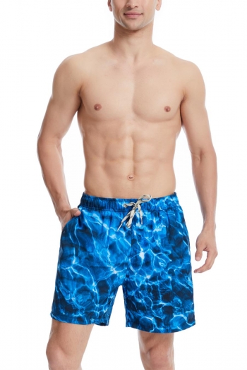 casual allover printing surfing men beach shorts (with lined)