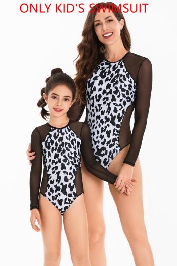 kids girl teen mesh one-piece swimsuit(104-128 no padded, 140-164 with padded)