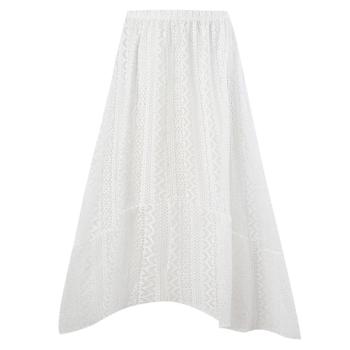 sexy two colors lace beach skirt cover-up