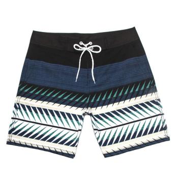 stylish plus size slight stretch surf quick-drying printing men's board shorts