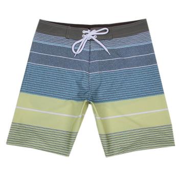 plus size slight stretch contrast stripe quick dry surf rafting men board shorts