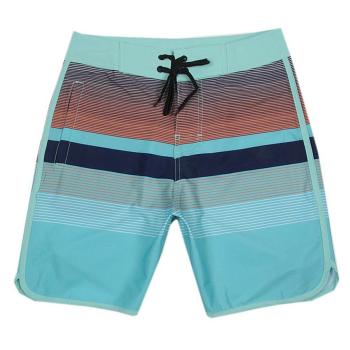 plus size stretch contrast color quick dry surf men's rafting board shorts