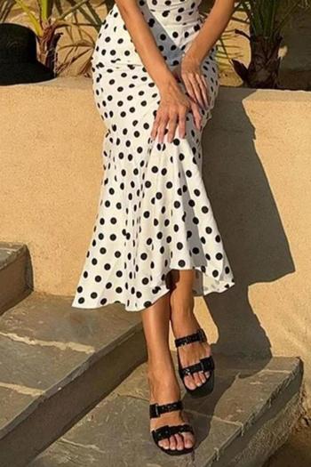 sexy polka dot printing beach skirt cover-up