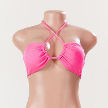 xs-xxl private custom sexy plus size 4 colors padded halter-neck bikini top