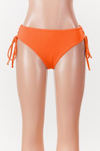 xs-xxl high quality sexy plus size 4 colors orange tie side bikini briefs