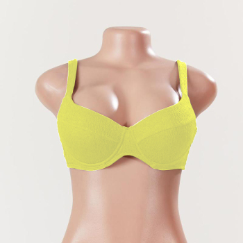 private custom high quality sexy plus size non-removable padding underwire bikini top(new added color)
