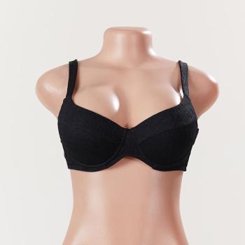high quality sexy plus size non-removable padding underwire bikini top