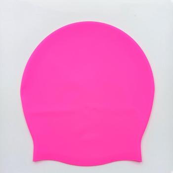 one pc high stretch silica gel waterproof protect hair adult swimming cap