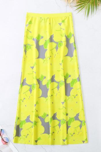sexy allover printing beach cover skirt