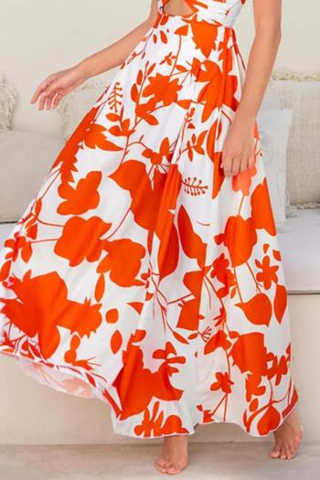 sexy leaf printing beach cover-up skirt