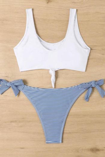 New stylish padded character fixed print lace-up tankini sets