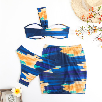 Mesh Patchwork Sporty High Waist Bikini