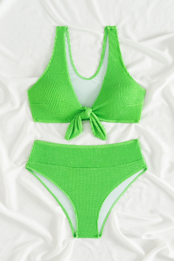 new patchwork nylon padded 3-color stripe tankini sets