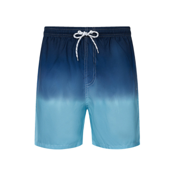 new plus size non-stretch contrast color beach shorts (with lining)