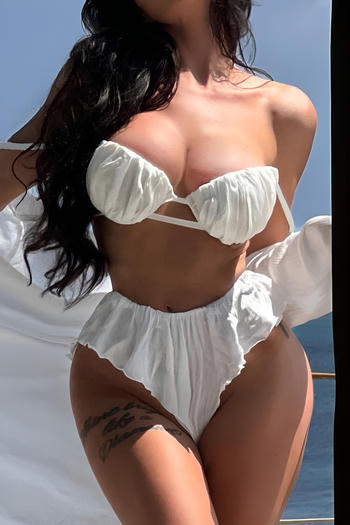 xs-l sexy pure colour padded underwire ruched backless sling bikini set