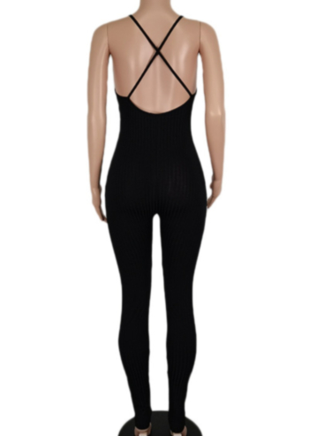 Summer One Piece Jumpsuits Women's Fashion Sexy Backless Sling