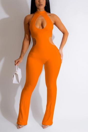 sexy plus-size stretch hollow jumpsuits