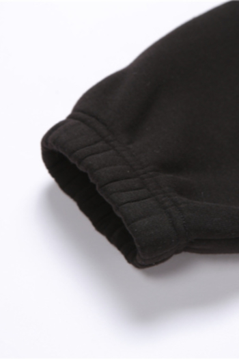 Autumn solid color sling vest pocket velvet pants two piece set 