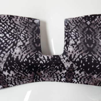 Snake pattern batch printing sling high waisted pants stretch two-piece set
