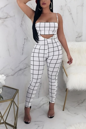 summer new stylish simple 5-colors batch printing stretch slim tube top with overalls sexy two-piece set
