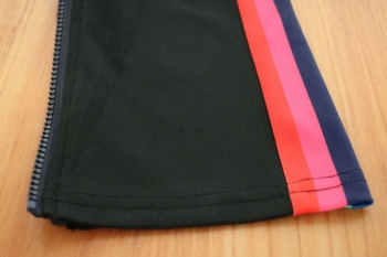 S-2XL spring plus size four colors stylish zip-up pockets slim fit stretch two-piece set